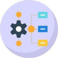 Workflow Vector Icon Design