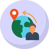Migration Vector Icon Design
