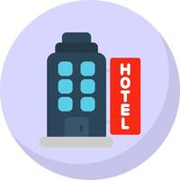 diseño de icono de vector de hotel