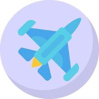 diseño de icono de vector de avión a reacción