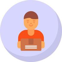 Deliveryman Vector Icon Design