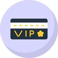 Vip Card Vector Icon Design