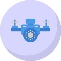 diseño de icono de vector de cámara de drones