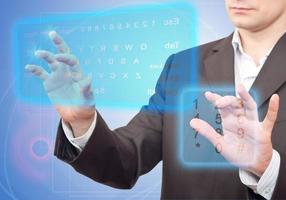 Two Virtual Keyboard. photo