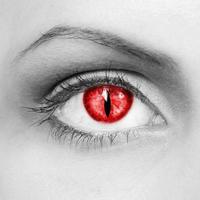 Vampire red eye photo