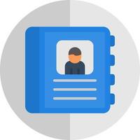 Authobiography Vector Icon Design