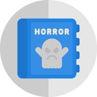 diseño de icono de vector de terror