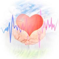 Heart beat EKG photo