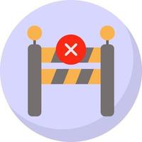 Barrier Vector Icon Design