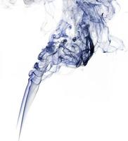 Abstract light smoke on a white background photo