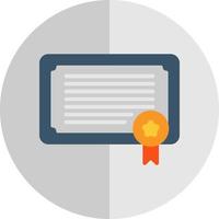 Certificate Vector Icon Design