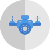 diseño de icono de vector de cámara de drones