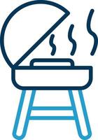 diseño de icono de vector de parrilla