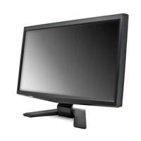 Monitor on white background photo