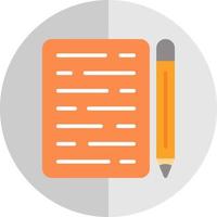 Writing Vector Icon Design