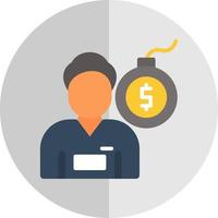 Debt Vector Icon Design