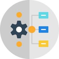 Workflow Vector Icon Design