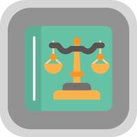 Law Book Vector Icon Design