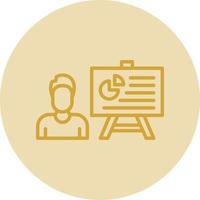 Presentation Vector Icon Design