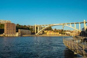 Ponte da Arrabida, Bridge over the Douro, in Porto Portugal. photo