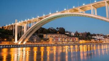 Ponte da Arrabida, Bridge over the Douro, in Porto Portugal. photo
