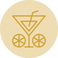 Cocktail Vector Icon Design