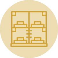 Capsule Hotel Vector Icon Design