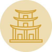 Temple Vector Icon Design