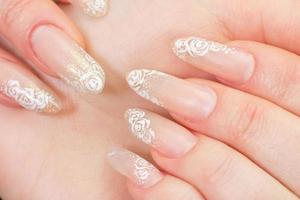 Fresh manicure nail art photo