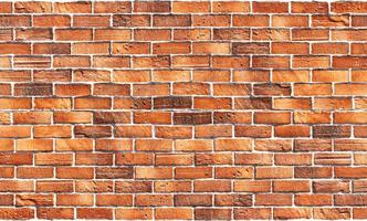 Orange brick wall pattern background photo