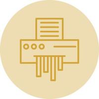 Paper Shredder Vector Icon Design