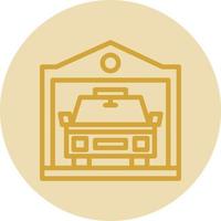 Garage Vector Icon Design