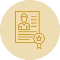 Certificate Vector Icon Design