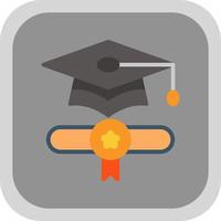 diseño de icono de vector de graduación