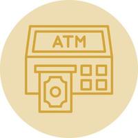 Atm Machine Vector Icon Design