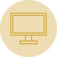 Monitor Screen Vector Icon Design