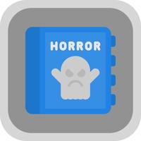 diseño de icono de vector de terror