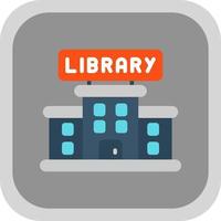 diseño de icono de vector de biblioteca