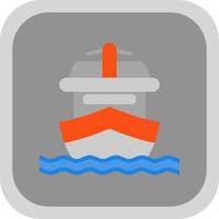 Yatch Vector Icon Design