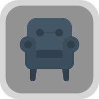 Armchair Vector Icon Design