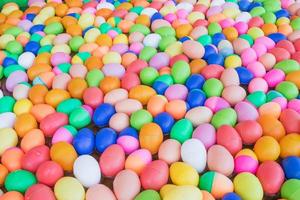 The Colorful easter eggs photo