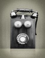 Vintage old telephone photo