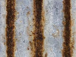 vieja placa de zinc oxidada foto
