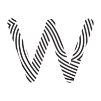 zebra doopvont esthetisch handgeschreven woord alfabet vingerafdruk lijn png