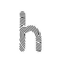 Zebra Font Aesthetic Handwritten Word Alphabet Fingerprint Line png