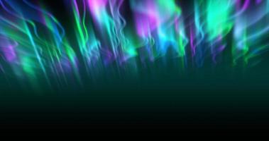 The abstract background of the multi -colored northern lights and mountains in the north, a bright iridescent realistic light light in the sky photo