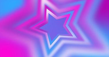 Abstract purple and pink gradient stars bright juicy blurred abstract loop background photo