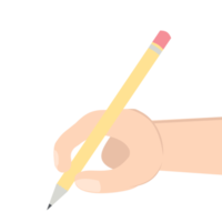 mão desenhando rabisco esboço linha usando lápis png