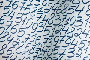 Numbers texture abstraction. Global economy crisis concept. Finance data or education concept. photo