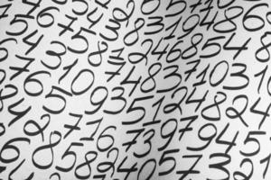 Numbers texture abstraction. Global economy crisis concept. Finance data or education concept. photo